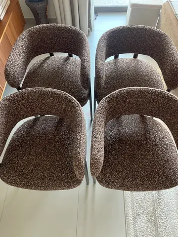 Dining chairs brown OC home 4 pc