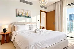 FURNISHED 1BR | HIGH-FLOOR | PANORAMIC MARINA VIEW