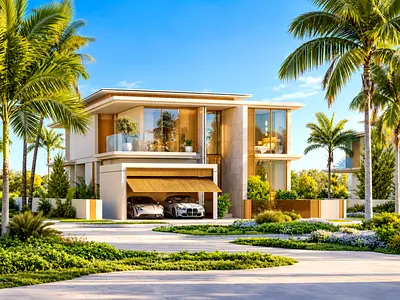 Spacious 4BR Villa +Maid | Beach Club Living | Private Garden