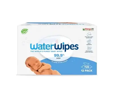 Water wipes pack of 12 - 720 wipes