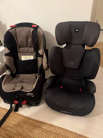 Two child car seats - Graco convertible and booster combo, used