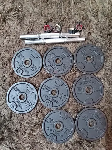 20 kg domyos dumbbell set