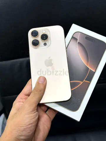 iPhone 16 pro 128gb - Gold, Good Condition with Box 2200AED