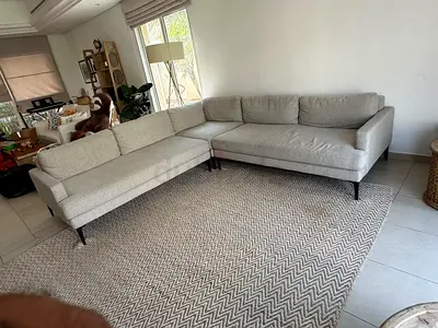 Excellent condition West Elm Corner Sofa