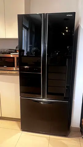Hitachi french door fridge side by side bottom freezer digital inverter perfect condition