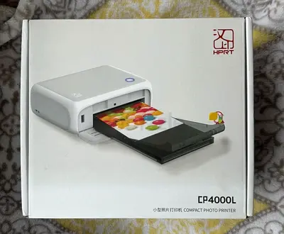 HPRT CP4000L 4x6 Photo Printer, Portable Picture Printer Wi-Fi Connection Full Color, AR Video Print