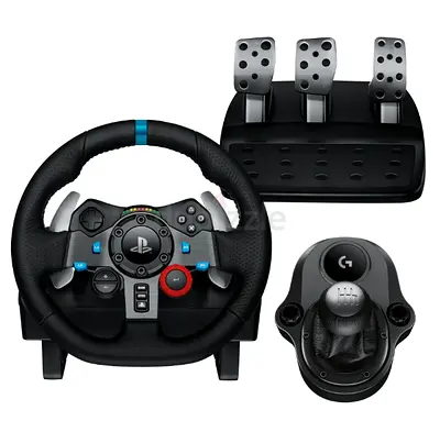 Logitech G29 Racing Wheel, Pedals and Shifter (PlayStation/PC Compatible)