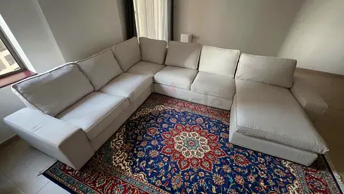 IKEA Kivik Corner U Shape Sofa Beige