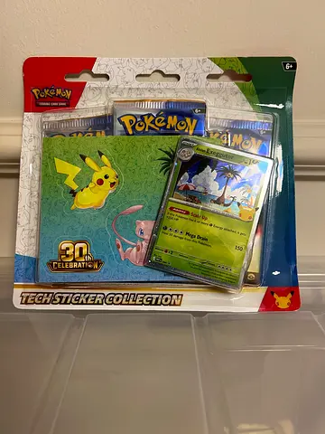 Pokémon 30th Celebration Alolan Exeggutor Tech Sticker | 3 Packs