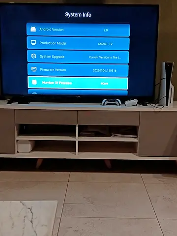 48-55 inch Smart Android TV with PS5 controller (Good working condition)