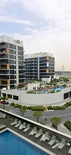 Vacant on Transfer | Balcony over the Pool l Azizi Riviera 37