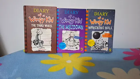 Hardcover wimpy kid books set