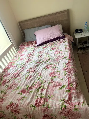 Queen bed with mattress