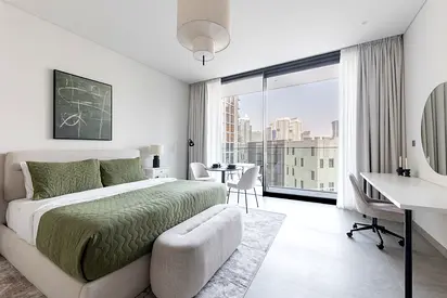 Fully furnished studio | City view | Modern interiors | Prime Business Bay location