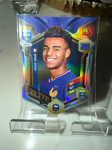 FIFA World Cup Panini Elite Insert - Desiré Doué Holographic Card (Mint)