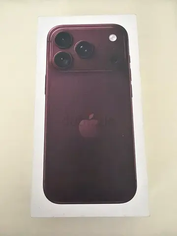 iPhone 18 Pro 256GB Burgundy, brand new, sealed (Etisalat, GCC)