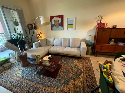Perfect condition ___West Elm New port Feather filled sofa