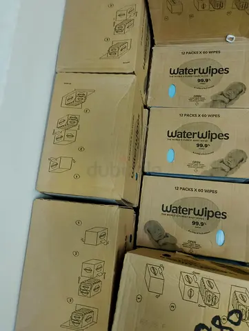 50 Cartons WaterWipes baby wipes — unopened boxes (12 packs x 60 wipes each) URGENT
