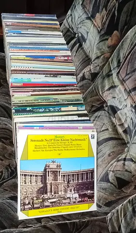 Over a 100 mint condition Vinyls for sale