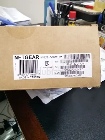 NETGEAR Insight WAX610 AX1800 Dual-Band WiFi 6 Access Point / Wireless Router