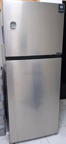 Hinsense 488 L Silver Double-Door Refrigerator - Good Working Condition warranty till Oct 2027