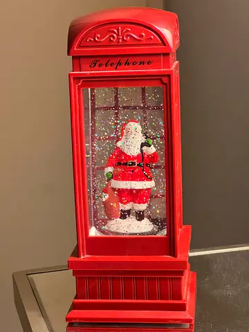 Premier Red Telephone Box Water Spinner