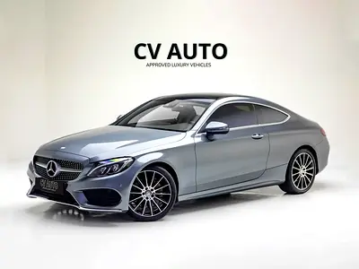 2016 | Mercedes-Benz | C200 Coupe | GCC Specification | Grey Exterior | Luxury Coupe