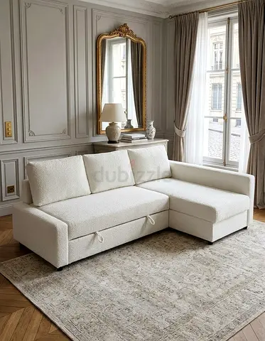 IKEA White Corner Sofa with Storage

Modern corner sofa from IKEA with a practical sofa bed design.