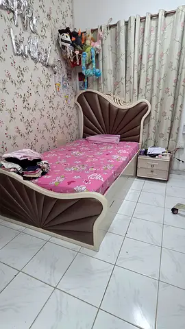 Bed set with dresser ,side table and study table