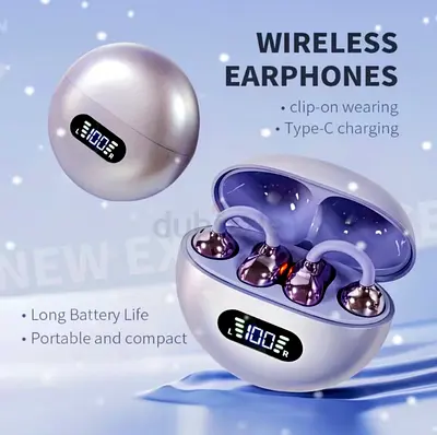 Brand new wireless open-ear clip earbuds