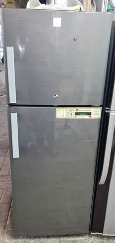 Silver Double Door Refrigerator - Good Working Condition
