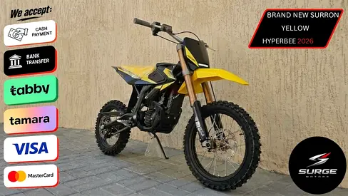 SURRON BRAND NEW YELLOW SURRON HYPERBEE 2026 WITH 1 YEAR WARRANTY FOR SALE