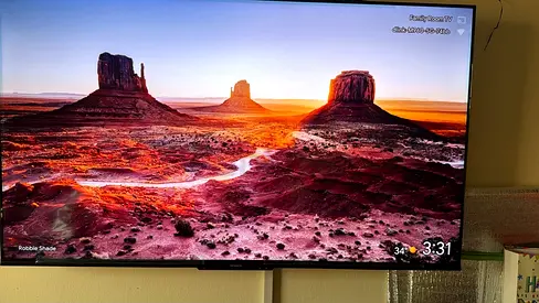 55-inch Samsung LED Smart TV - Excellent Condition, Wall Mounted