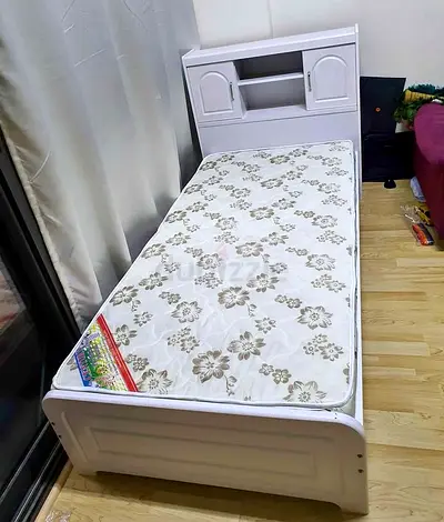 Brand New wooden single Bed including Medical Mattress Available