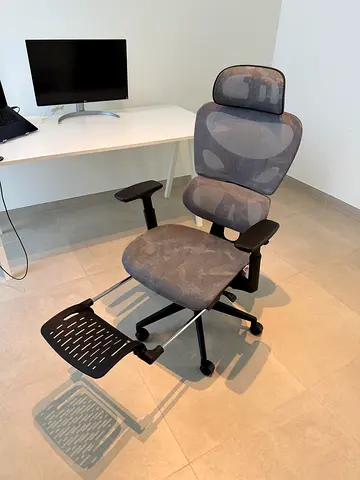 Danube Home Britanica High-Back Office Chair – Grey