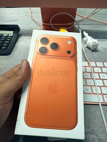 Apple iPhone 17 pro 512gb (Orange) - Used, Perfect Condition. Free hyphen phone cover