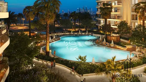 1BR | LUXURY LAGOON LIVING | DLD FEE WAIVER