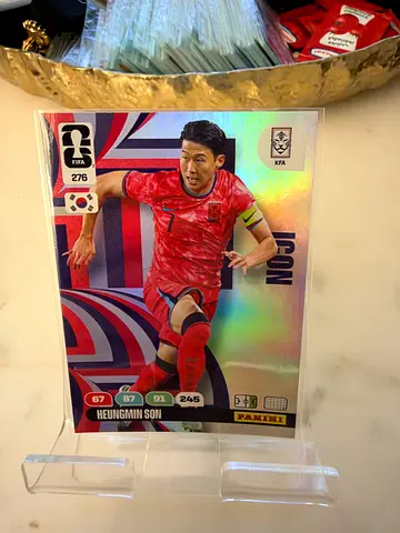 Heung-Min Son Panini Icon South Korea Football Card (Sleeved) - Collectible