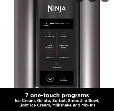 Ninja CREAMi 7-in-1 Ice Cream & Frozen Dessert Maker (NC300) - Brand New