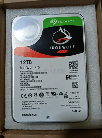 Seagate IronWolf Pro 12TB NAS HDD - SATA 3.5"