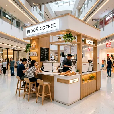 Luxury Coffee Kiosk Design Dubai | Coffee Kiosk in UAE