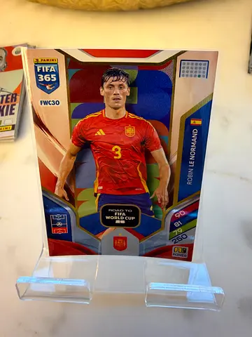 Panini FIFA World Cup Trading Card - Spain Player (Robín Le Normand) - Mint Condition