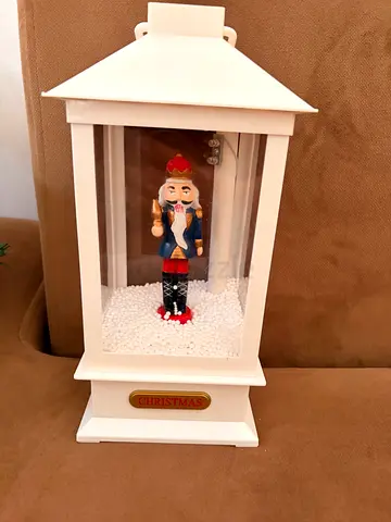 Christmas Nutcracker Snow Lantern Decoration
