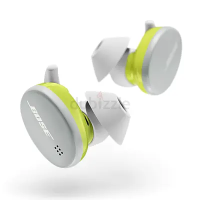 Bose SoundSport Free wireless earbuds - light green/grey, good condition