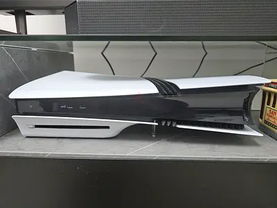PS5 5 Pro w/ disc drive, 2 controllers and 4 games