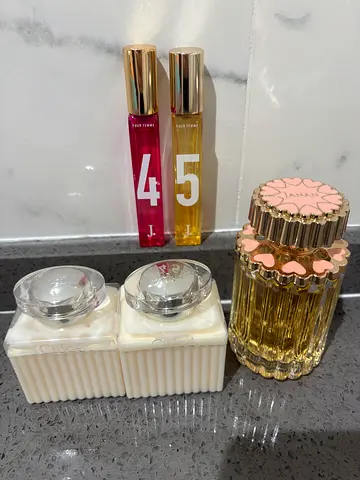 Assorted women's fragrances and cream cream jars - very lightly used