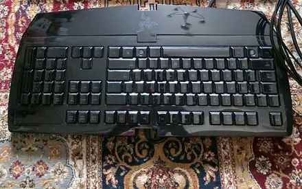 Used Razer Black Gaming Keyboard (Wired) - Fully Functional. AED 50 Only!