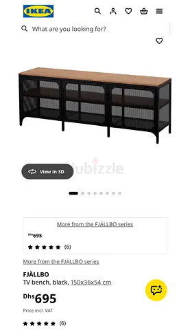 IKEA FJÄLLBO Tv table (150x36x54 cm)