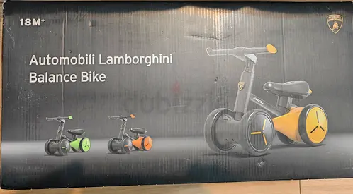 Automobili Lamborghini Balance Bike (18M+) - Kids Ride-On Trike