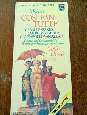 Mozart - Così fan tutte (2 Musicasettes) | Colin Davis, Royal Opera House